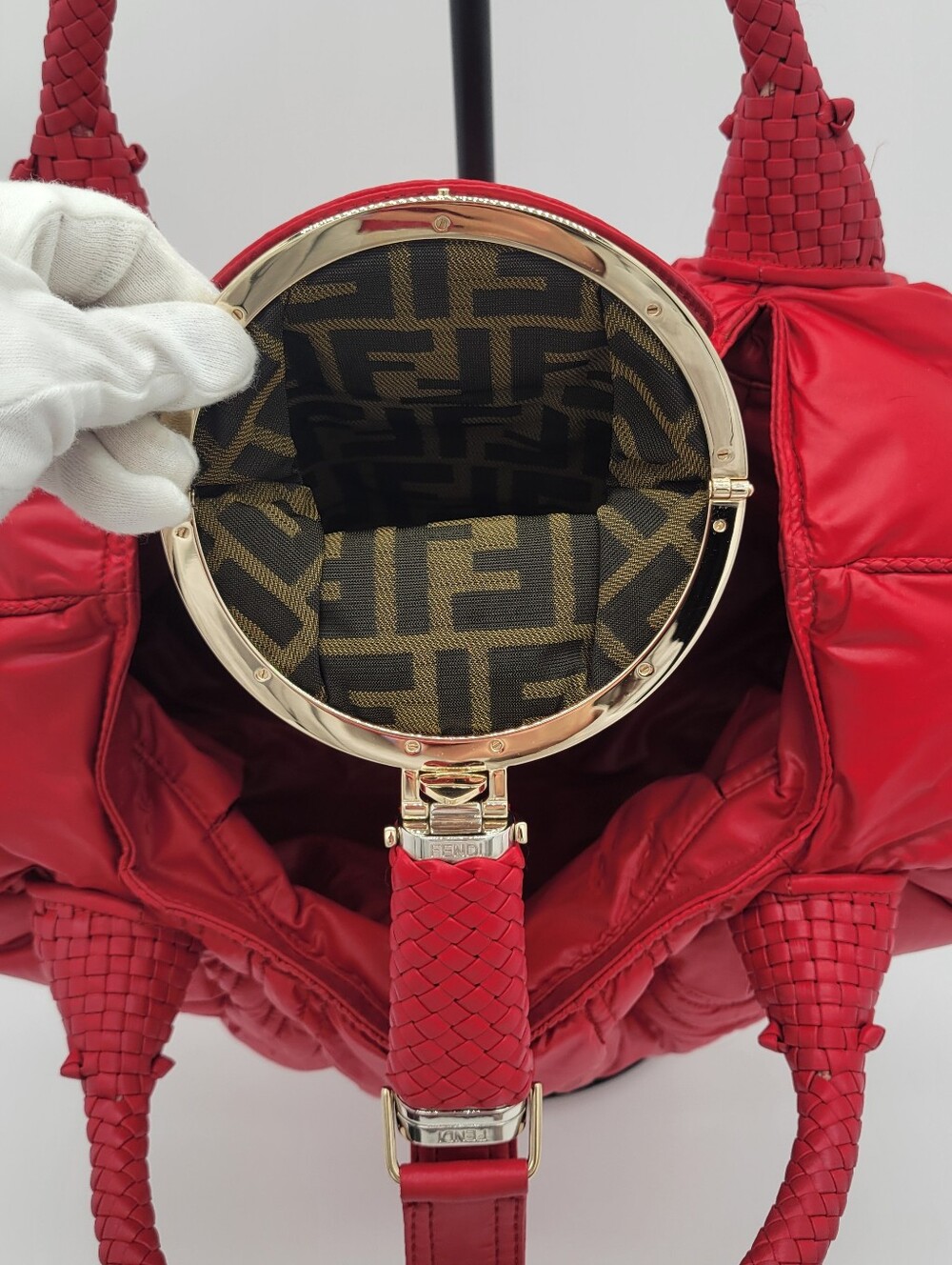 Fendi x Moncler Limited Edition Quilted Spy Bag - Picture 7 of 16